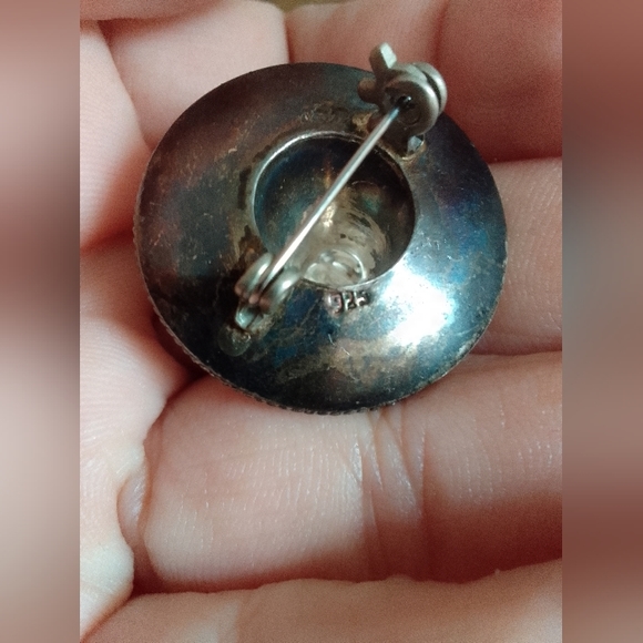 1940s Mexican Sterling Silver  Sombrero Pin  - Picture 8 of 9